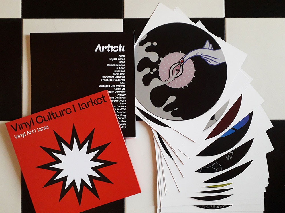 Mostra collettiva basata sulla customizzazione di un disco in vinile interpretata da diversi artisti, nata in occasione della mostra mercato Vinyl Culture Market al concept bar Ral8022 di Milano, esposta in seguito alla fiera del disco di Novegro e poi in altre edizioni del 2020 e 2021 al Ride di Milano (hub culturale nell’ex scalo ferroviario di Porta Genova).
