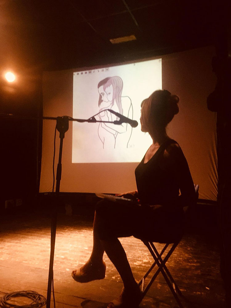 La seconda presentazione dell’album illustrato Brockendoll, stavolta curata in ogni minimo particolare con slide proiettate e domande dal pubblico, si è tenuta presso il C.S.O.A. Cox 18.